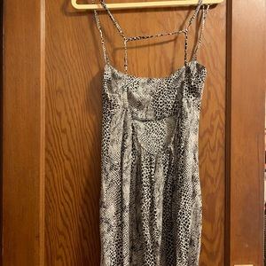 Free people open back dress!